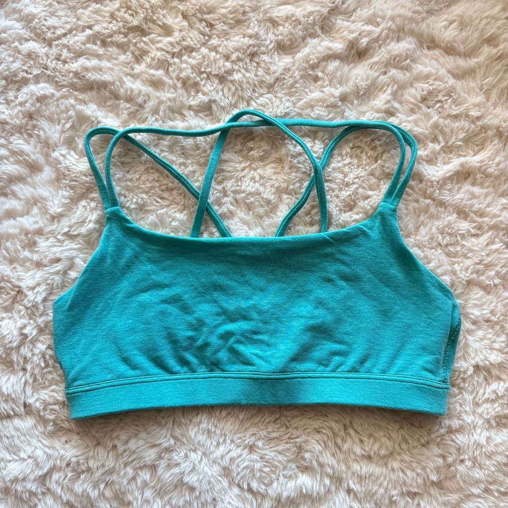 GapFit Breathe Teal Bralette - XS